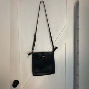Tommy Hilfiger - Black crossbody bag - 10x10x1 inches